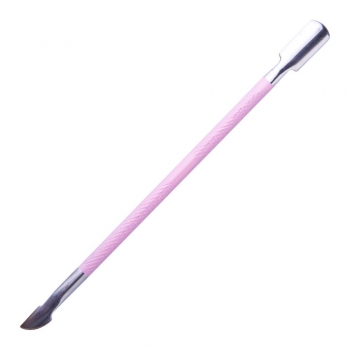 Dłutko kopytko dwustronne do manicure/pedi różowe-8982
