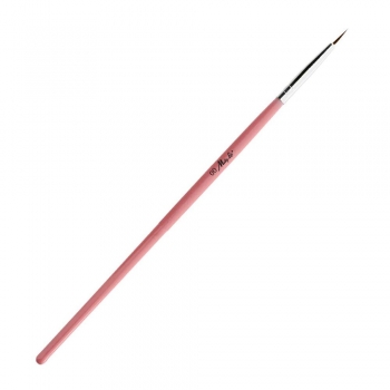 Pędzelek do zdobień Mollylac Nr 00 różowy 10 mm-8998