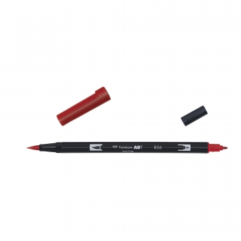 Pisak do permanentnego TOMBOW dual RED 856-9804