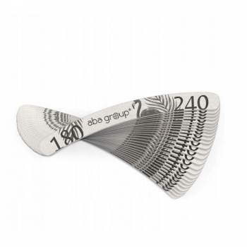 Pilnik do paznokci ABA 180/240 BANAN 25szt-9881