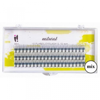 IBRA rzęsy kępki NATURALS C 0,10- MIX-9913